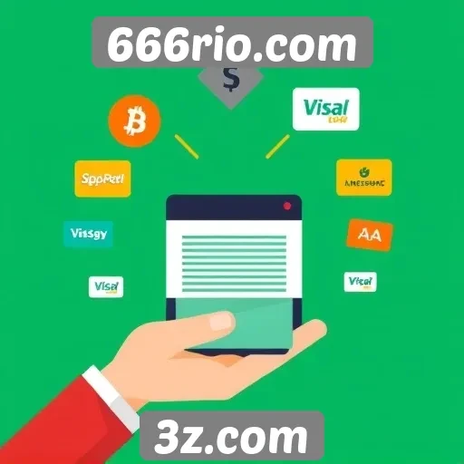 Métodos de pagamento aceitos no 666rio.com