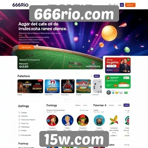 Interface e experiência do usuário no 666rio.com